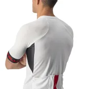 Castelli - tricou ciclism barbati cu maneca scurta Entrata VI jersey - alb negru rosu