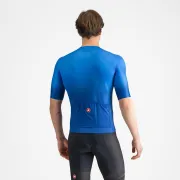 Castelli - tricou ciclism maneca scurta tailored fit cu protectie solara - Upf Jersey - 20-38 gr C - albastru azzurro