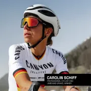 Ochelari de soare electro fotocromatici React Swiss REV RUBY - lentila portocalie si rama neagra - masura M