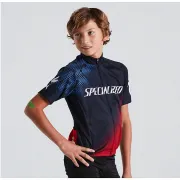 Specialized - tricou ciclism maneca scurta pentru copii - RBX Comp Youth SS jersey - bleumarin rosu