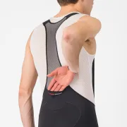 Castelli - pantaloni ciclism scurti cu bretele - Free Aero Race S Bibshort - negru