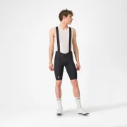 Castelli - pantaloni ciclism scurti cu bretele - Free Aero Race S Bibshort - negru