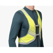 Apidura - vesta reflectorizanta ciclism Packable Visibility Vest, dimensiune L-XL - verde fluo gri