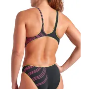 Arena - costum inot femei intreg - W One Stream - Black I Arctic I Lime