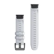 Garmin QuickFit 22 - curea silicon - alb Whitestone
