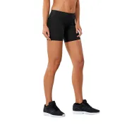 2XU - Pantaloni scurt de compresie pentru femei - Fitness Compression Short - negru