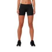 2XU - Pantaloni scurt de compresie pentru femei - Fitness Compression Short - negru