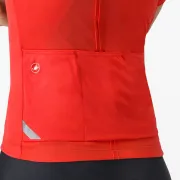 Castelli - tricou ciclism maneca scurta regular fit - Anima 4 W Jersey - 18-32 gr C - rosu deschis
