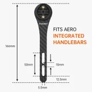 Ravemen - curea prindere ghidon aero Garmin I GoPro
