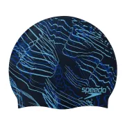 Speedo - casca inot silicon par lung - albastru