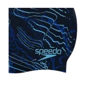 Speedo - casca inot silicon par lung - albastru