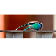 Spiuk - ochelari soare sport Ventix K, 2 lentile de schimb transparent si verde oglinda - rama neagra turquoise