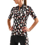 2XU - Tricou pentru ciclism pentru femei - Aero Cycle Jersey - negru multicolor