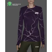 CEP - bluza cu maneca lunga - reflective shirt long sleeve - purple