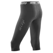 CEP - colanti compresie 3/4 pentu femei Ski 3-4 Base Tights - negru