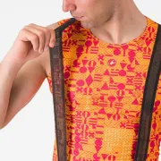 Castelli - pantaloni ciclism scurti cu bretele - Espresso R--A/D Bibshort - gri inchis Smokey