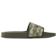 The North Face - slapi Base Camp Slides III M - verde Military Olive StippLED Camo Print | TNF Black