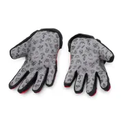 Woom - manusi ciclism copii tens bike gloves - rosu negru gri