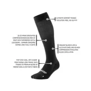CEP - sosete compresie inalte - flight socks tall W - black