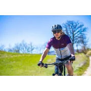 Northwave - tricou ciclism pentru barbati maneca scurta blade jersey - gri deschis mov inchis