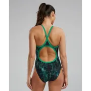 TYR - costum baie intreg pentru femei - Diamondfit - Atrix - albastru I verde