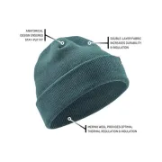 CEP - caciula - cold weather merino beanie - blue grey