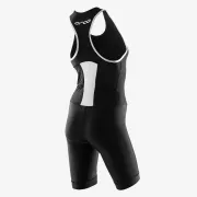 Orca - Costum trisuit antrenament triatlon pentru femei Core Basic Race Suit - negru alb