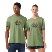 Smartwool - tricou merino - Long Weekend Short Sleeve Graphic Tee - Verde