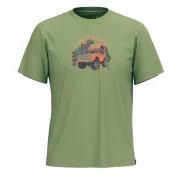 Smartwool - tricou merino - Long Weekend Short Sleeve Graphic Tee - Verde