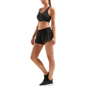 2XU - Pantaloni scurti de alergare pentru femei GHST 3" Stretch Woven Short - negru