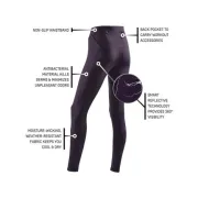 CEP - colanti - reflective tights - purple
