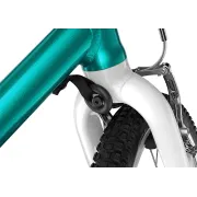 Bicicleta copii Woom 1 Go Plus cu roti 14" - albastru Metallic Turquoise Petrol