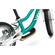 Bicicleta copii Woom 1 Go Plus cu roti 14" - albastru Metallic Turquoise Petrol