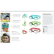 Finis - ochelari inot confortabili pentru copii (4-10 ani) Adventure Goggles - albastru rechin