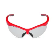 Spiuk - ochelari soare sport fotocromatici Ventix K, 2 lentile de schimb Lumiris II, transparent si negru - rama rosie neagra