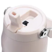 Stanley - termos tip sticla cu pai - Iceflow Flip Straw 2.0 - roz - 0.7 L