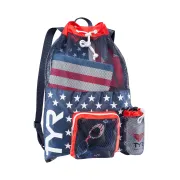 TYR - rucsac - Big Mesh Mummy - albastru rosu - 40L