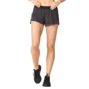 2XU - Pantaloni scurti de alergare pentru femei - Light Speed 3" Short - negru reflectorizant