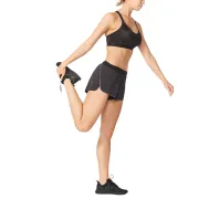 2XU - Pantaloni scurti de alergare pentru femei - Light Speed 3" Short - negru reflectorizant