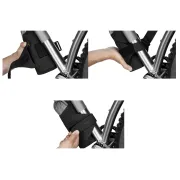 Apidura - geanta cadru bicicleta cu prindere in zona pedale Backcountry 2.0 Downtube Pack 1.8 litri - negru gri