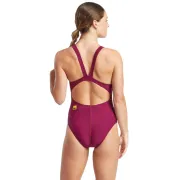 Finis - Costume de baie intreg pentru femei - Bladeback Solid - visiniu cabernet