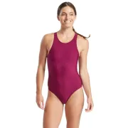 Finis - Costume de baie intreg pentru femei - Bladeback Solid - visiniu cabernet