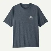 Patagonia - tricou - M Capilene Cool Daily Graphic Lands - Albastru