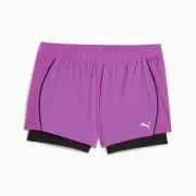 Puma - pantaloni scurti - Run Velocity 2In1 3" Short W - Wild Berry