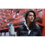 Stanley - termos mic calatorie The Aerolight Transit Mug - roz deschis cuart - 470 ml