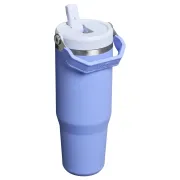 Stanley - termos tip sticla cu pai - Iceflow Flip Straw Tumbler 2.0 - bleu - 0.89 L