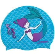 Finis - Casca inot silicon pentru copii Mermaid Silicone Cap Paradise - albastru deschis mov