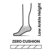 Smartwool - sosete sport femei Bike Zero Cushion Low Ankle socks - gri deschis negru