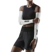 CEP - compresie brate - Compression Arm Sleeves - White I Black
