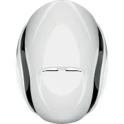 Abus - casca ciclism sosea triatlon Gamechanger tri helmet - alb lucios negru